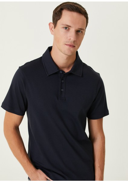 Slim Fit Lacivert Polo T-Shirt fiyatları