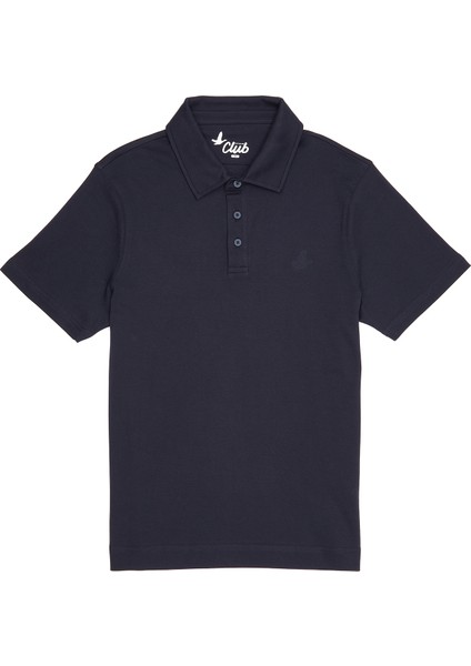 Slim Fit Lacivert Polo T-Shirt