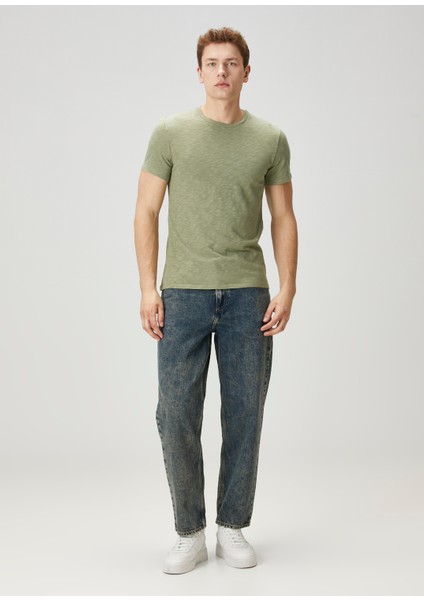 Bysapick Açık Yeşil Basic T-Shirt