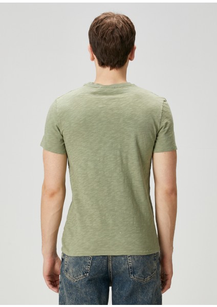 Bysapick Açık Yeşil Basic T-Shirt