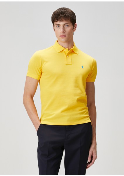 Sarı Polo Yaka T-Shirt