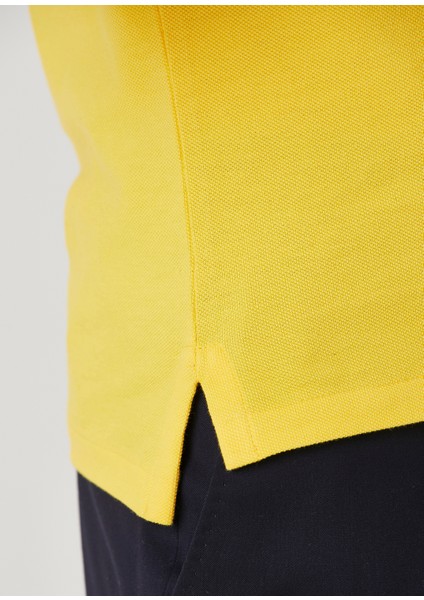 Sarı Polo Yaka T-Shirt