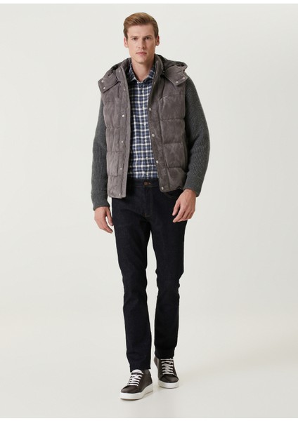 Slim Fit Lacivert Jean Pantolon