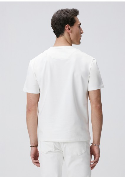 N-Tech Kırık Beyaz Basic T-Shirt