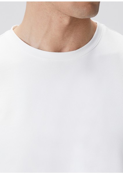 N-Tech Kırık Beyaz Basic T-Shirt