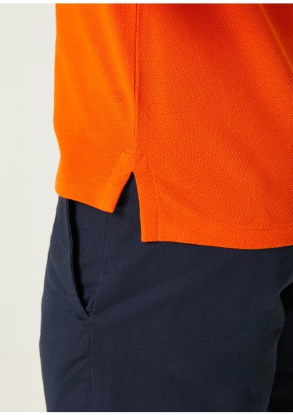 Turuncu Polo Yaka T-Shirt
