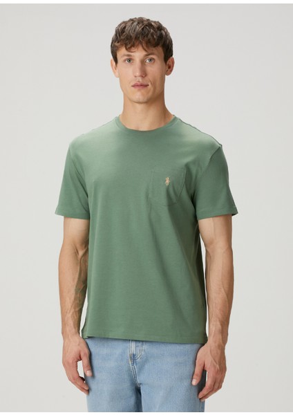 Yeşil Basic T-Shirt modelleri
