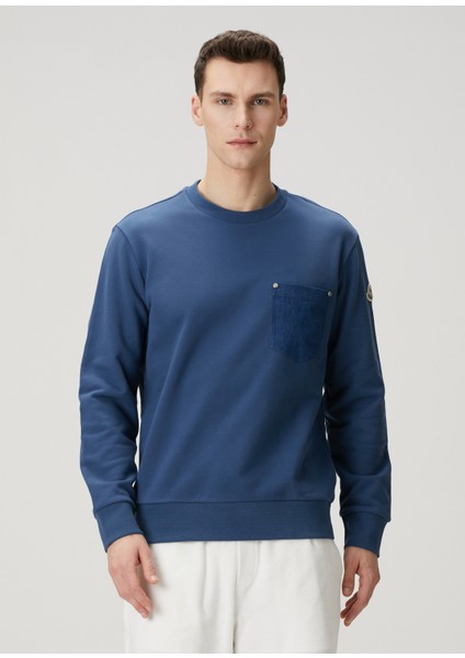 Mavi Logo Detaylı Sweatshirt modelleri