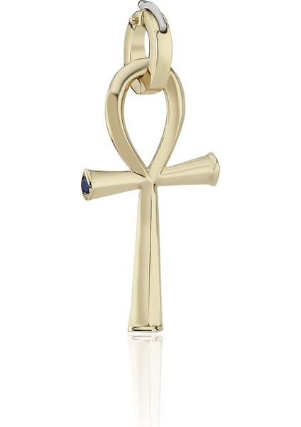 Ankh 14 Ayar Altın Kadın Charm