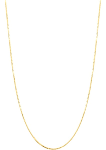 14 Ayar Altın Unisex Zincir Kolye