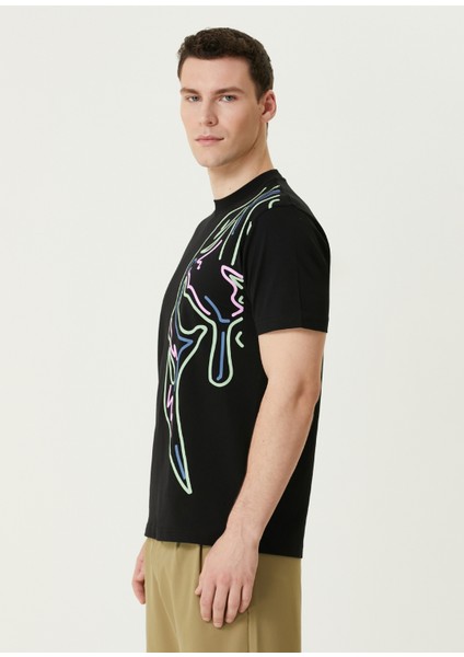 Siyah Baskılı T-Shirt modelleri