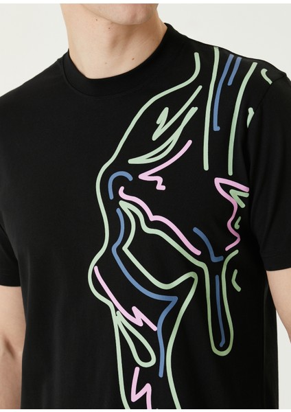 Siyah Baskılı T-Shirt indirimleri