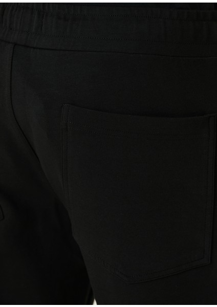 Nicolo Siyah Beli Kordonlu Pantolon
