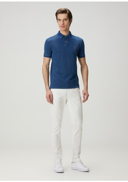Indigo Polo Yaka T-Shirt fiyatları