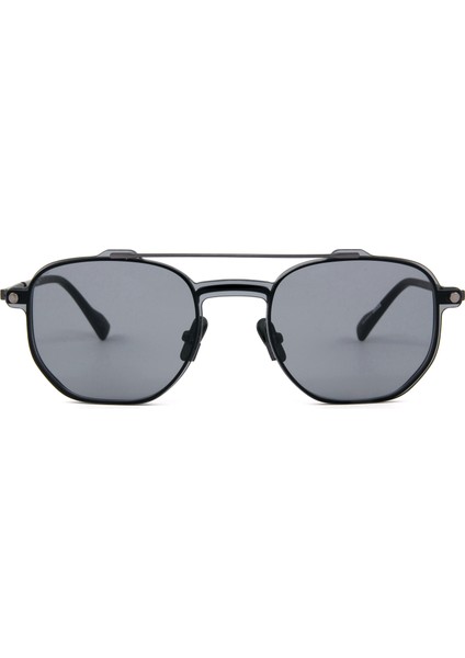 Special Iıı Gun Füme Metal Titanyum Unisex Güneş Gözlüğü