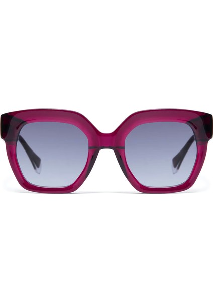 Pia 6866 6 Dikdörtgen Bordo Unisex Güneş Gözlüğü