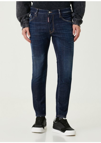 Slim Fit Lacivert Jean Pantolon fiyatları
