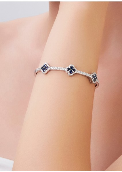 18 Ayar Altın Kadın Safir Pırlanta Bileklik fiyatları