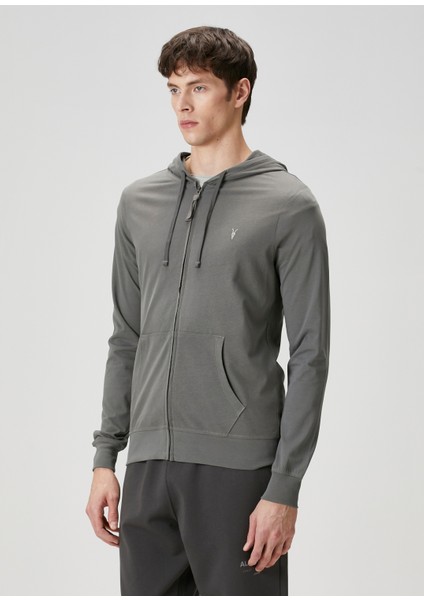 Brace Açık Gri Kapüşonlu Sweatshirt modelleri