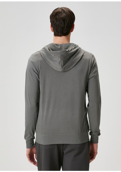 Brace Açık Gri Kapüşonlu Sweatshirt fırsatları