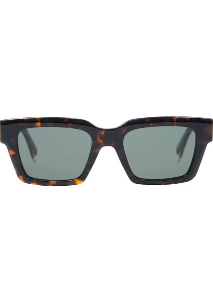 Caravaggio 6785 Asetat 2 Dikdörtgen Havana Unisex Güneş Gözlüğü