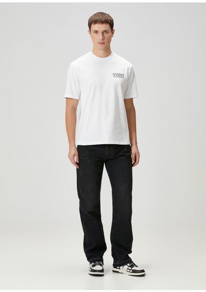 Beyaz Logo Baskılı T-Shirt fiyatları
