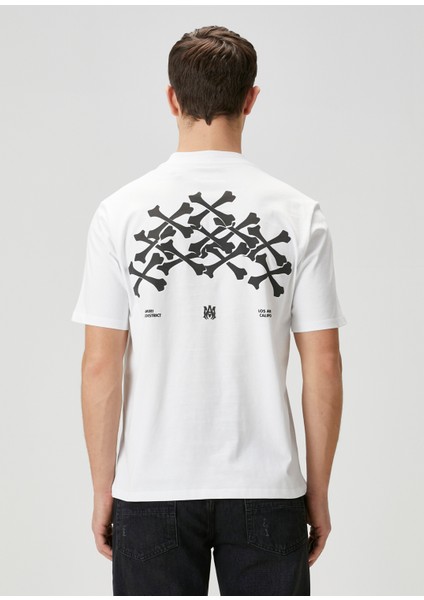 Beyaz Logo Baskılı T-Shirt fırsatları