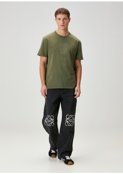 Haki Logo Nakışlı T-Shirt fiyatları