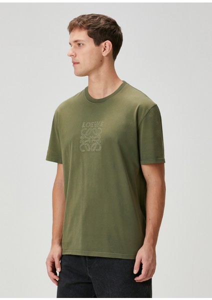 Haki Logo Nakışlı T-Shirt modelleri