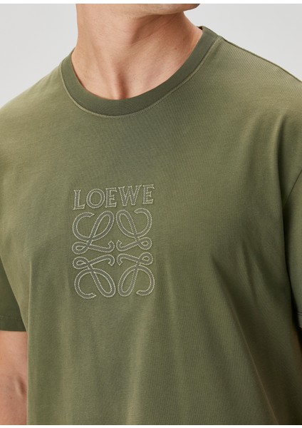 Haki Logo Nakışlı T-Shirt indirimleri