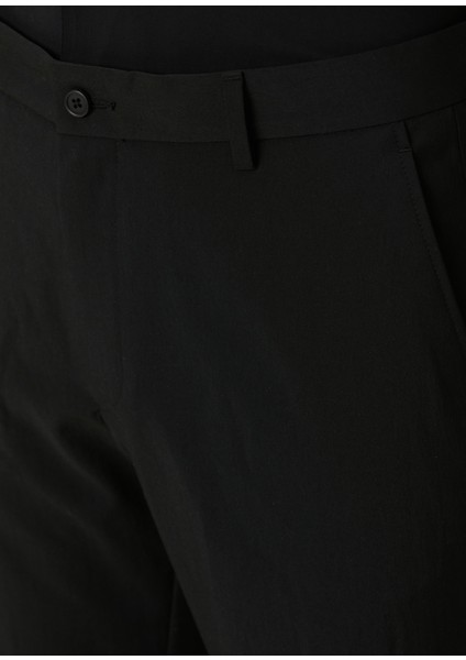 Siyah Duble Paça Pantolon