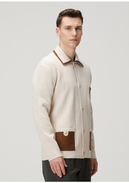 Naturel Merino Triko Hırka