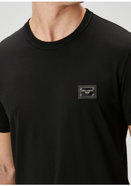 Siyah Logo Patchli T-Shirt indirimleri