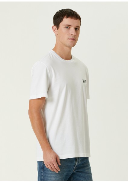 Siyah Beyaz Logo Baskılı T-Shirt modelleri