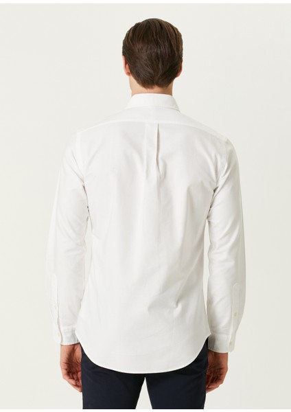 Custom Fit Beyaz Oxford Gömlek fırsatları