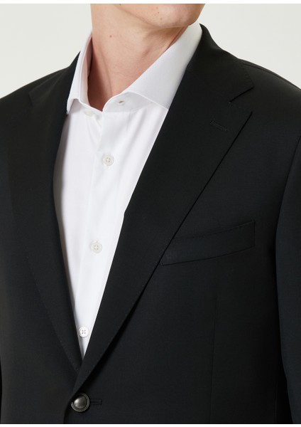 Drop 4 Siyah Yün Blazer