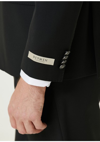 Drop 4 Siyah Yün Blazer