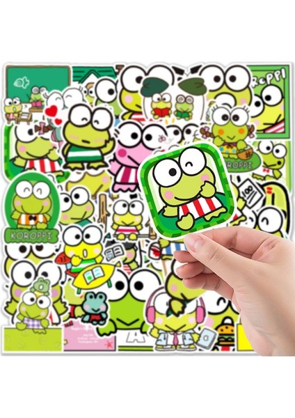 Keroppi Defter Suluk Laptop Notebook Tablet Telefon Kılıf Sticker Seti