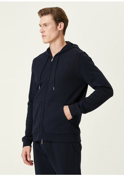 Lacivert Kapüşonlu Sweatshirt fırsatları