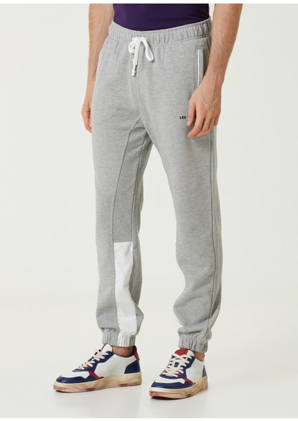 Gri Beli Kordonlu Jogger Eşofman Altı
