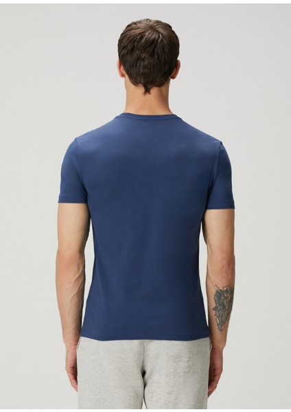 Lacivert Basic T-Shirt