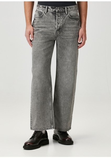 Loose Fit Lenny Gri Jean Pantolon fiyatları