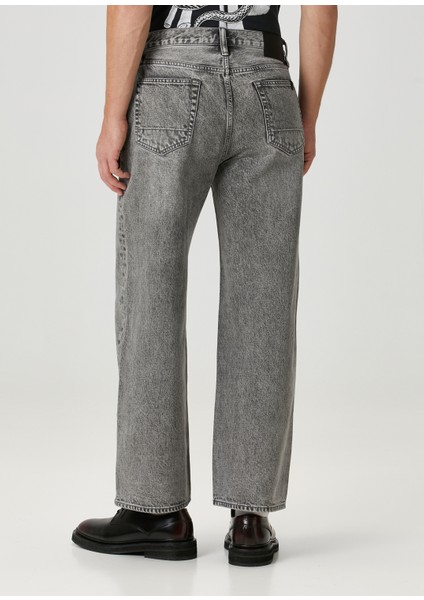 Loose Fit Lenny Gri Jean Pantolon modelleri