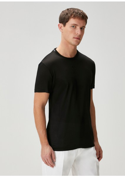 Siyah Ipek T-Shirt modelleri
