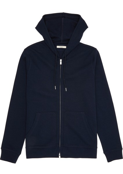 Lacivert Kapüşonlu Sweatshirt