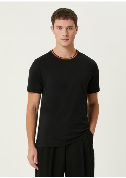 Siyah Organik Pamuk T-Shirt