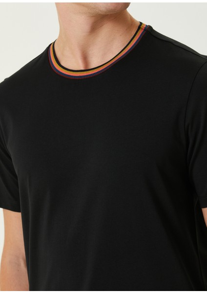 Siyah Organik Pamuk T-Shirt indirimleri