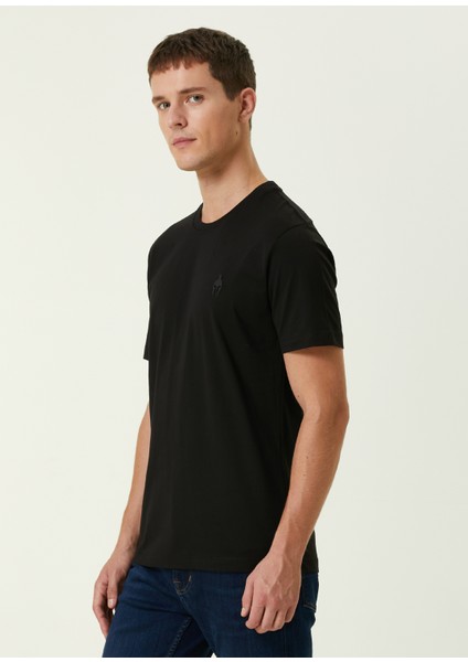 Siyah Logolu T-Shirt