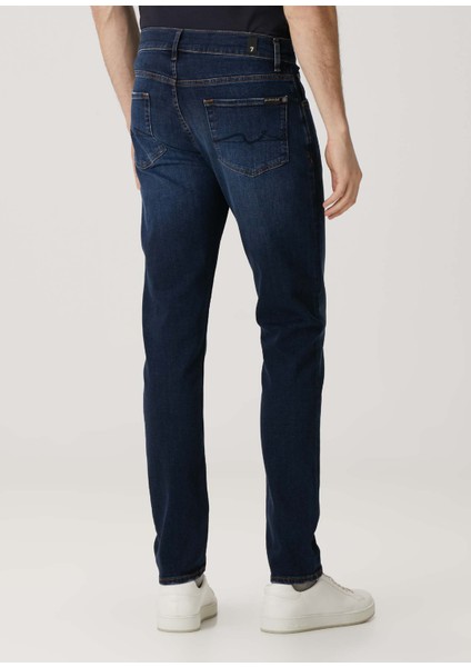 Slimmy Tapered Koyu Mavi Jean Pantolon