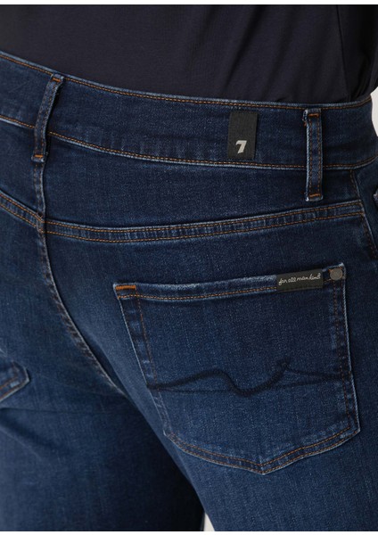 Slimmy Tapered Koyu Mavi Jean Pantolon
